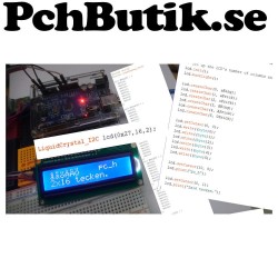 LCD HD44780 Kompatibel 16x2 tecken, passar Arduino