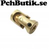 Brass Mini Cardan 3mm-3mm Counpling DIY Toy Accessories Universal joint for DIY 