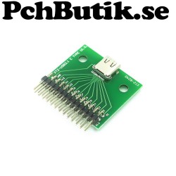 USB-C 3.1 Hona till PCB...