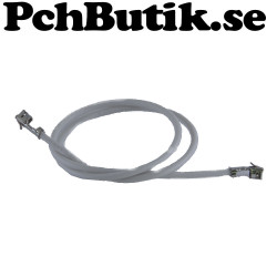 25-pack kabel med hylsa för XH2.54 200mm Vit.