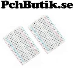 2-Pack Kopplingsdäck Breadboard Protoboard 400 punkter
